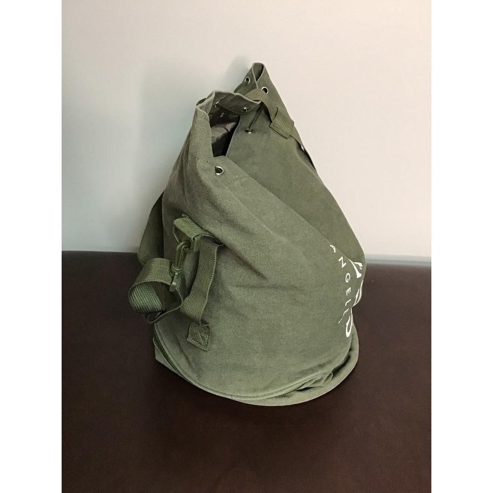 Guess Los Angeles Y2K Canvas Duffle Bucket Bag Weekender Gym Travel Yoga Beach - Picture 6 of 11